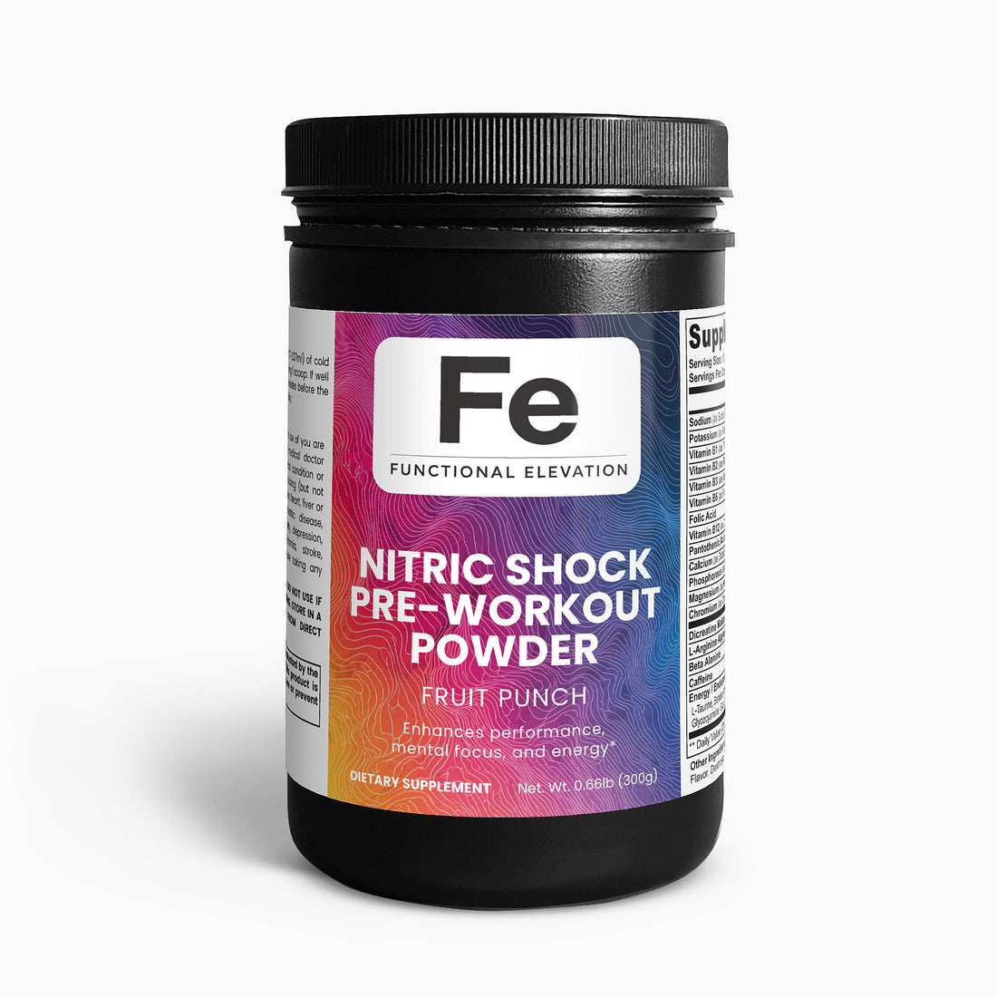 Nitric Shock Pre-Workout Powder (Fruit Punch)