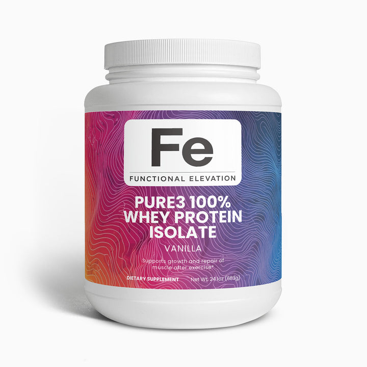 Pure3 100% Whey Protein Isolate (Vanilla)